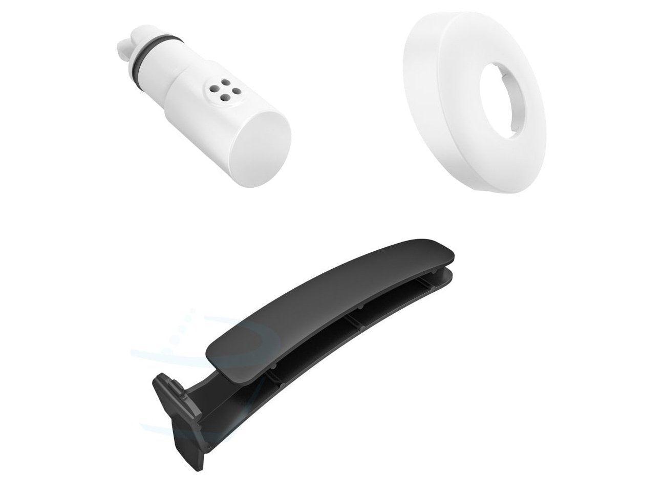 Laufen Navia Set; douchekop, afdekring, service sleutel