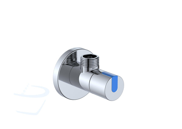Design Mini Stopkraan Blue - bidetdouche.nl