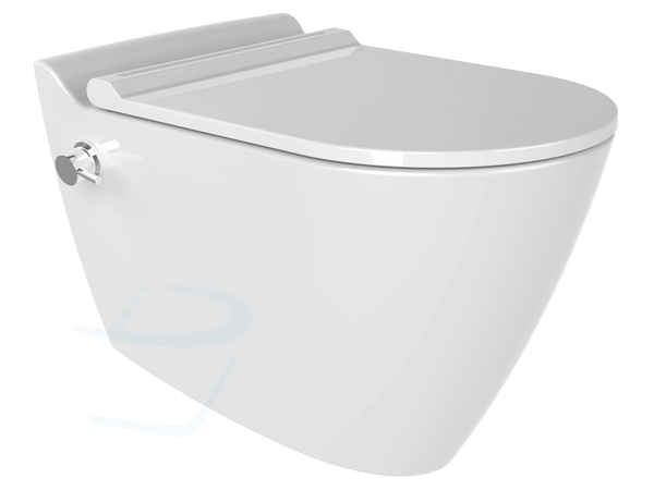 Design Turks Toilet Randloos met interne bidet functie