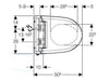 Geberit AquaClean 4000 Complete Set technische tekening