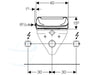 Geberit AquaClean 4000 Complete Set technische tekening