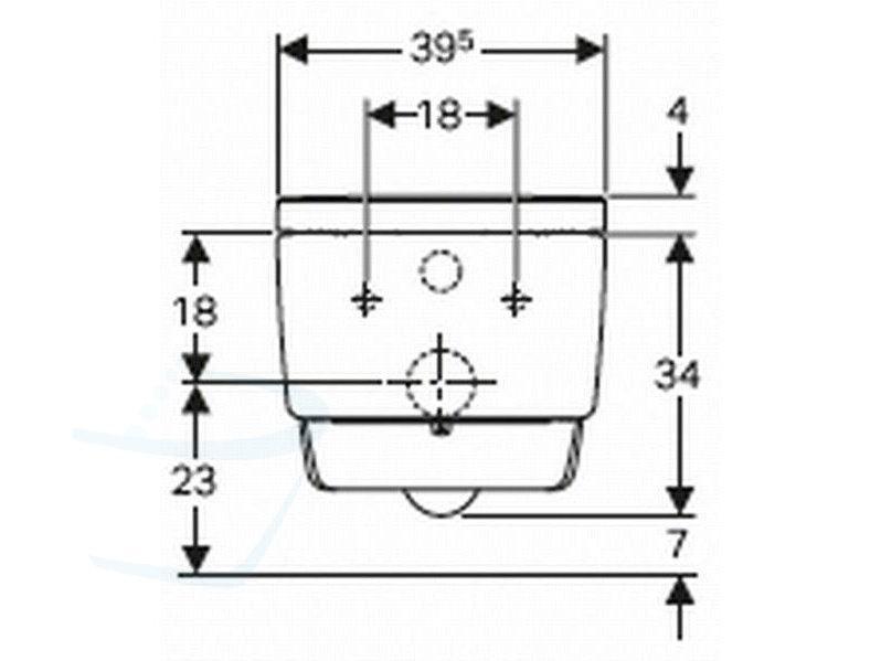 Geberit Aquaclean Mera afmetingen