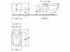 back to wall closet voor bidet afmetingen