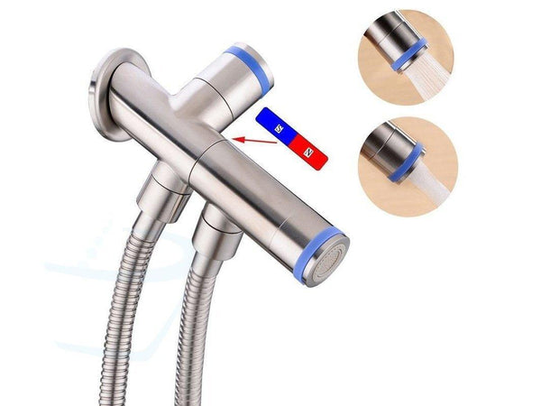 toiletdouche set RVS magnetische bevestiging