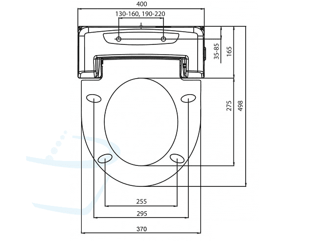 Blooming bidet toiletbril afmetingen