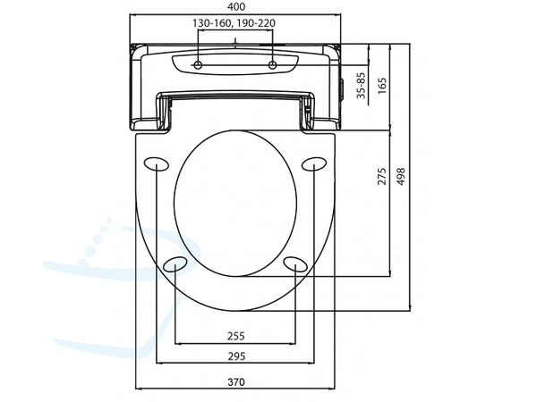 Blooming bidet toiletbril afmetingen