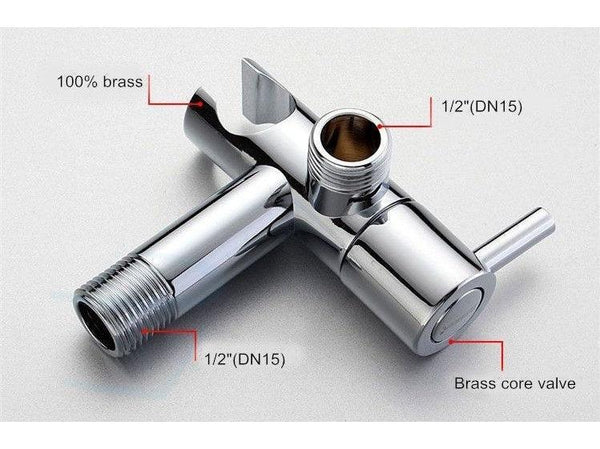 Design Round Chrome Wandhouder / Stopkraan afmetingen