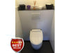 Blooming Bidet op closet geinstalleerd