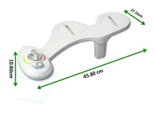 Afmeting stroomloos bidet