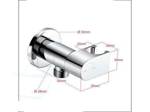 Design Mini Stopkraan Round afmetingen