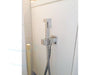 toiletdouche chroom vierkant