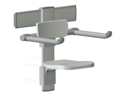 Douchezitting met armsteunen, douchezit design
