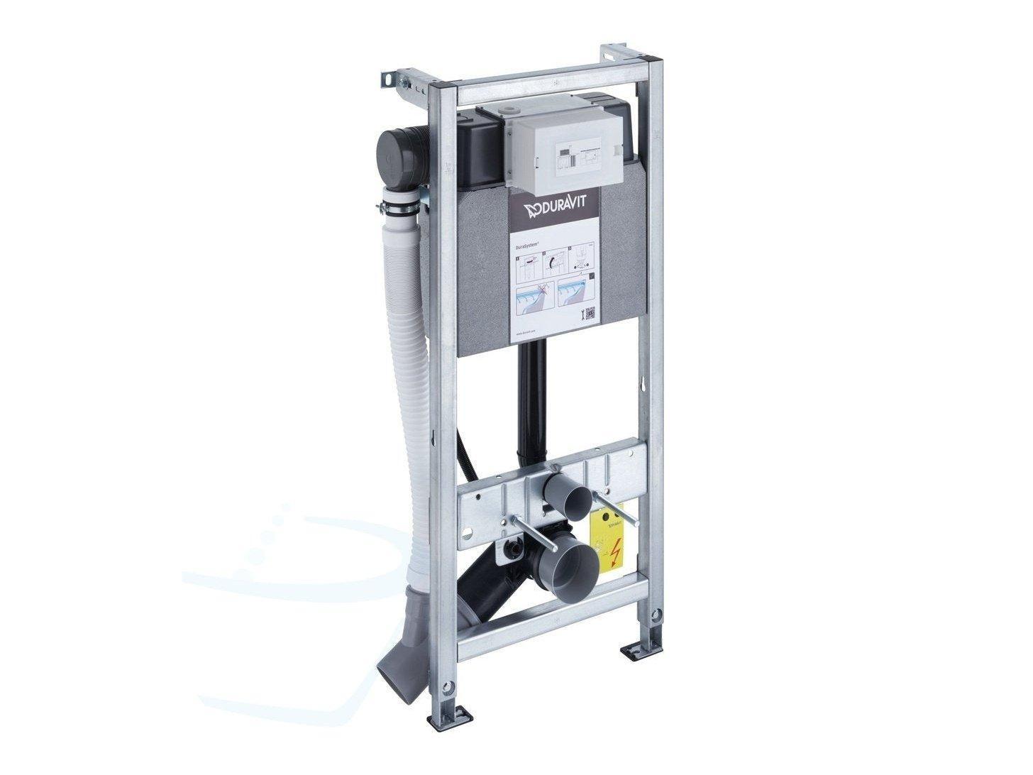 Duravit DuraSystem WC-element met inbouwreservoir met geurafzuiging