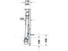 Duravit DuraSystem WC-element met inbouwreservoir met geurafzuiging