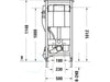 Duravit DuraSystem WC-element met inbouwreservoir met geurafzuiging