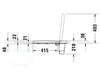 Duravit SensoWash Starck F technische tekening
