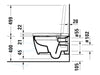 Duravit SensoWash Starck F technische tekening