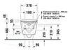 Duravit SensoWash Starck F technische tekening