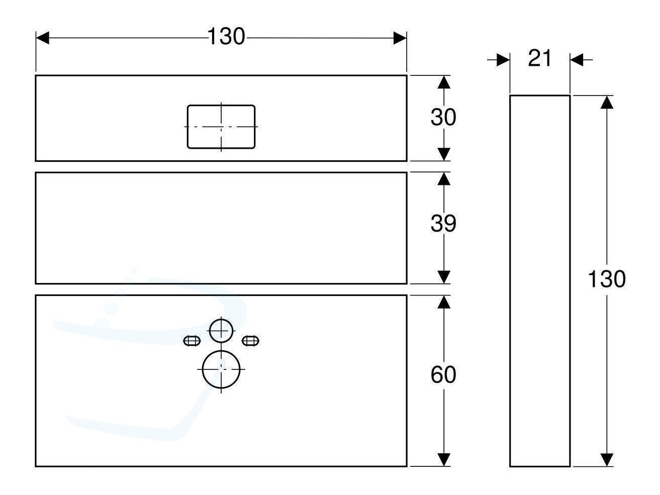 Geberit GIS set gipskartonplaten voor wand-wc