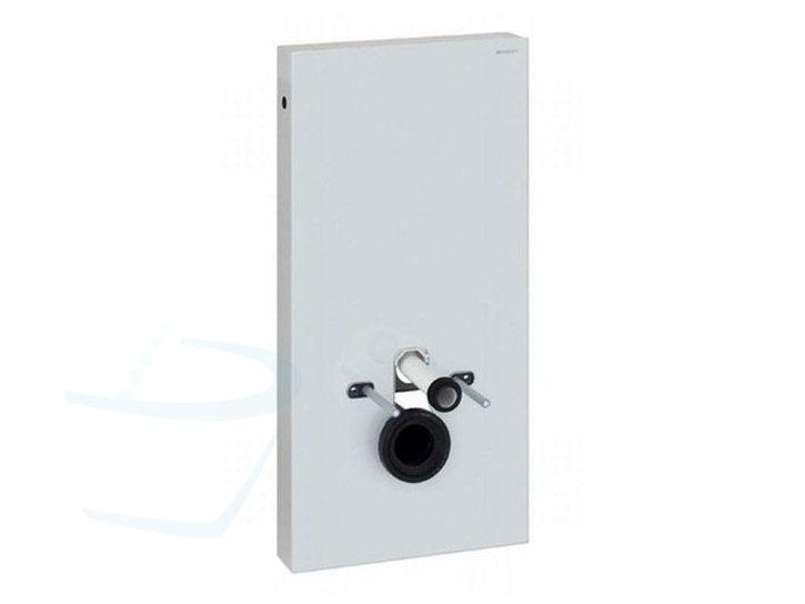 Geberit Monolith module voor wandhangend closet closet glas wit-aluminium