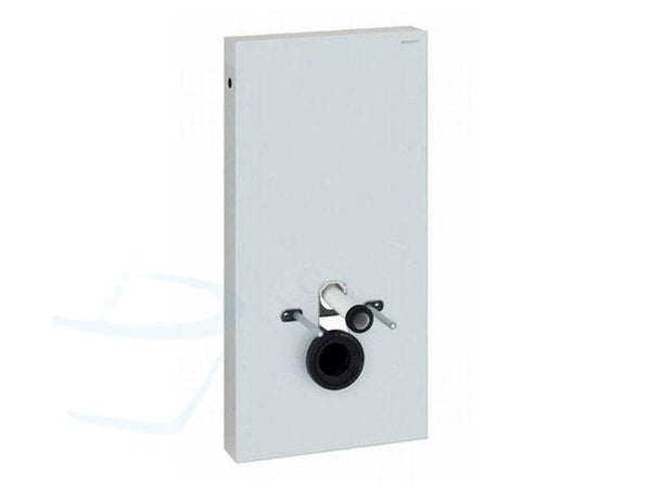 Geberit Monolith module voor wandhangend closet closet glas wit-aluminium