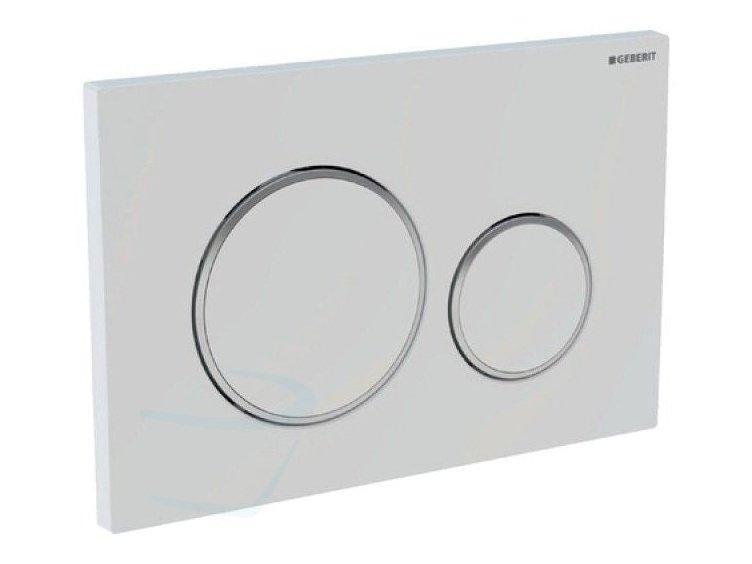 Geberit Sigma20 bedieningspaneel Wit Chrome