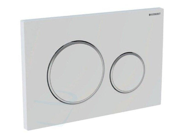 Geberit Sigma20 bedieningspaneel Wit Chrome