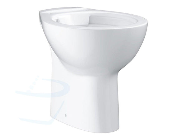 BAU CERAMIC STAANDE WC MET GROHE BAU BIDETZITTING