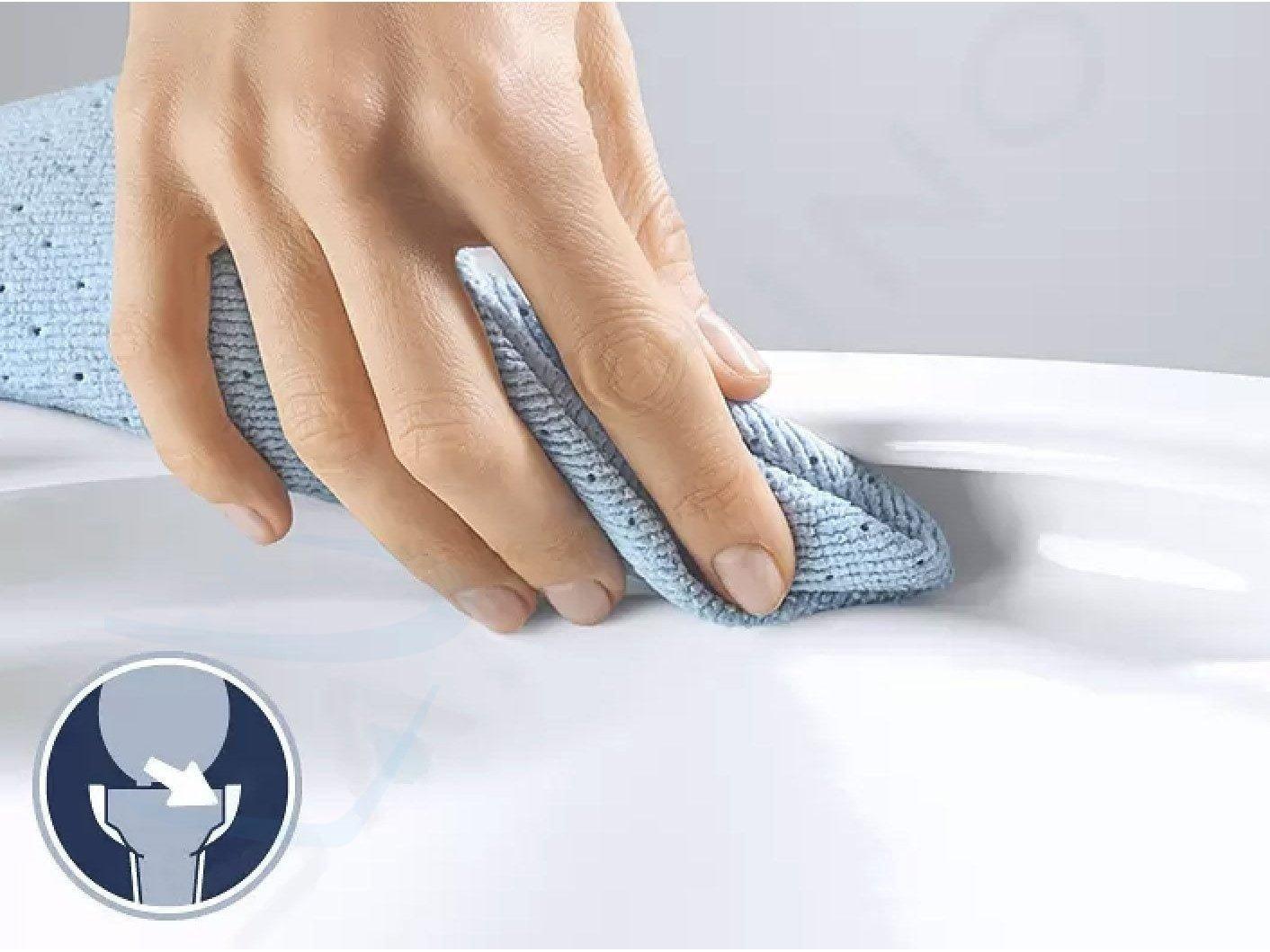 grohe-bau-duoblok-diepspoel rimfree easy reiniging