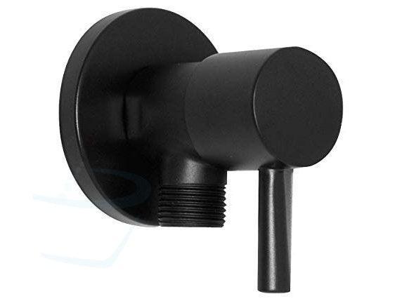 Toiletdouche inbouw stopkraan zwart