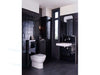 Geberit Monolith module voor staand closet glas zwart-aluminium