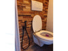 RVS INBOUW TOILETDOUCHE SET ZWART WARM WATER