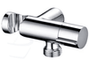 Design Round Chrome Wandhouder / Stopkraan