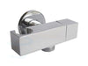 Design Squared Chrome Wandhouder / Stopkraan
