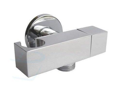 Design Squared Chrome Wandhouder / Stopkraan