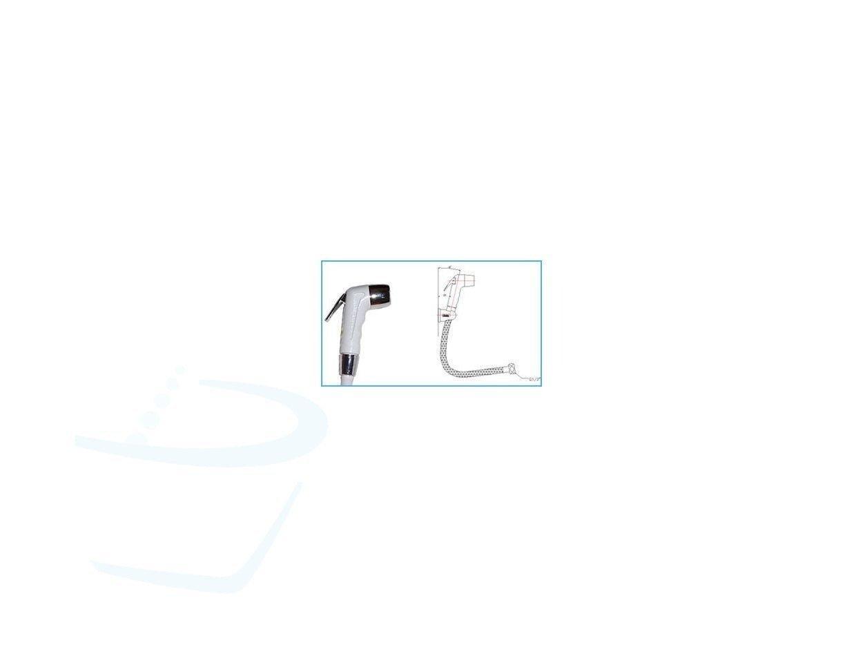 Toiletdouche Set White