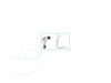 Toiletdouche Set White
