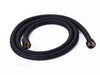 wc-douche set RVS warm water inbouw zwart