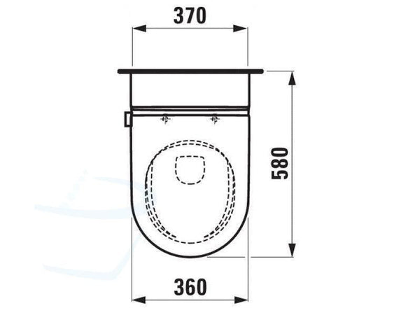 Laufen Navia afmetingen