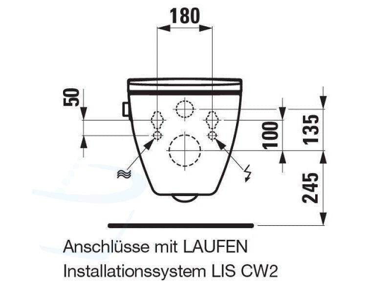 Laufen Navia afmetingen