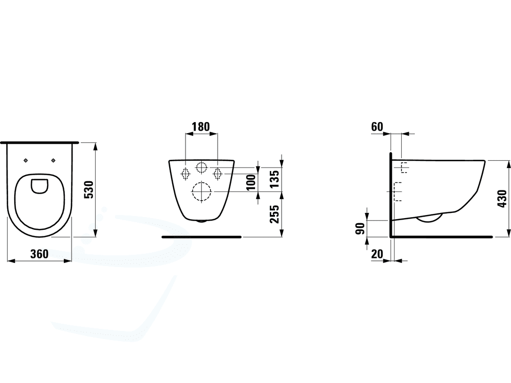 Laufen Pro Rimless