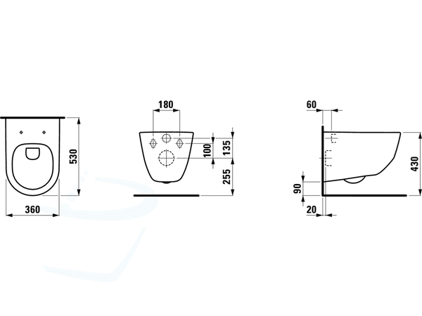 Laufen Pro Rimless