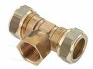 T-Stuk Knelkoppeling Ø12 F1/2" Ø12