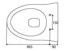 Bidet-Toilet Afmetingen