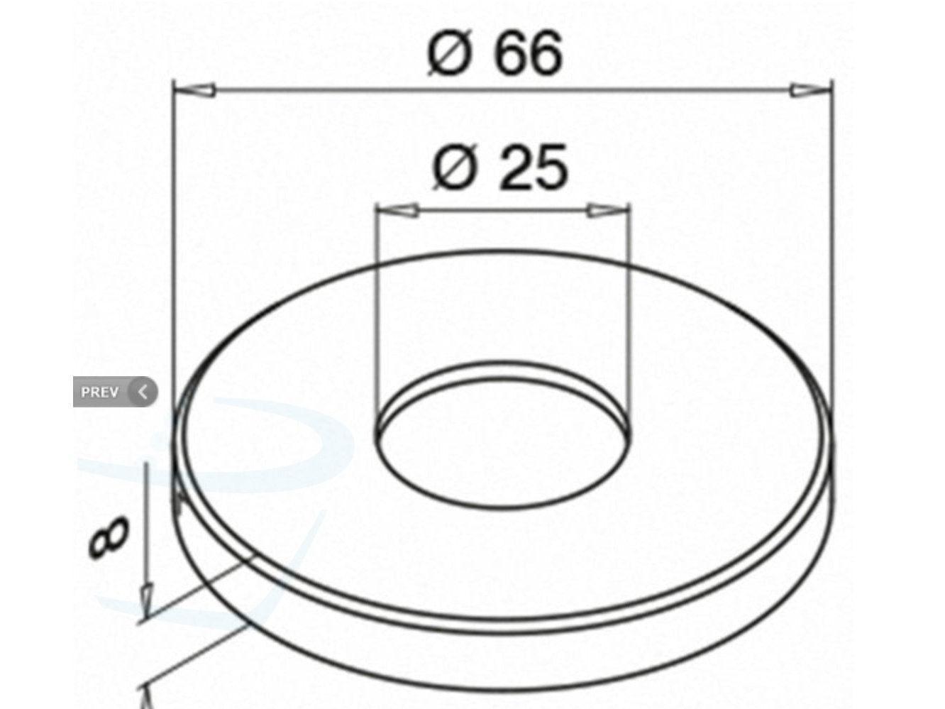 rvs_rozet_toiletdouche_technische tekening