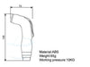 STS07 handspray afmetingen