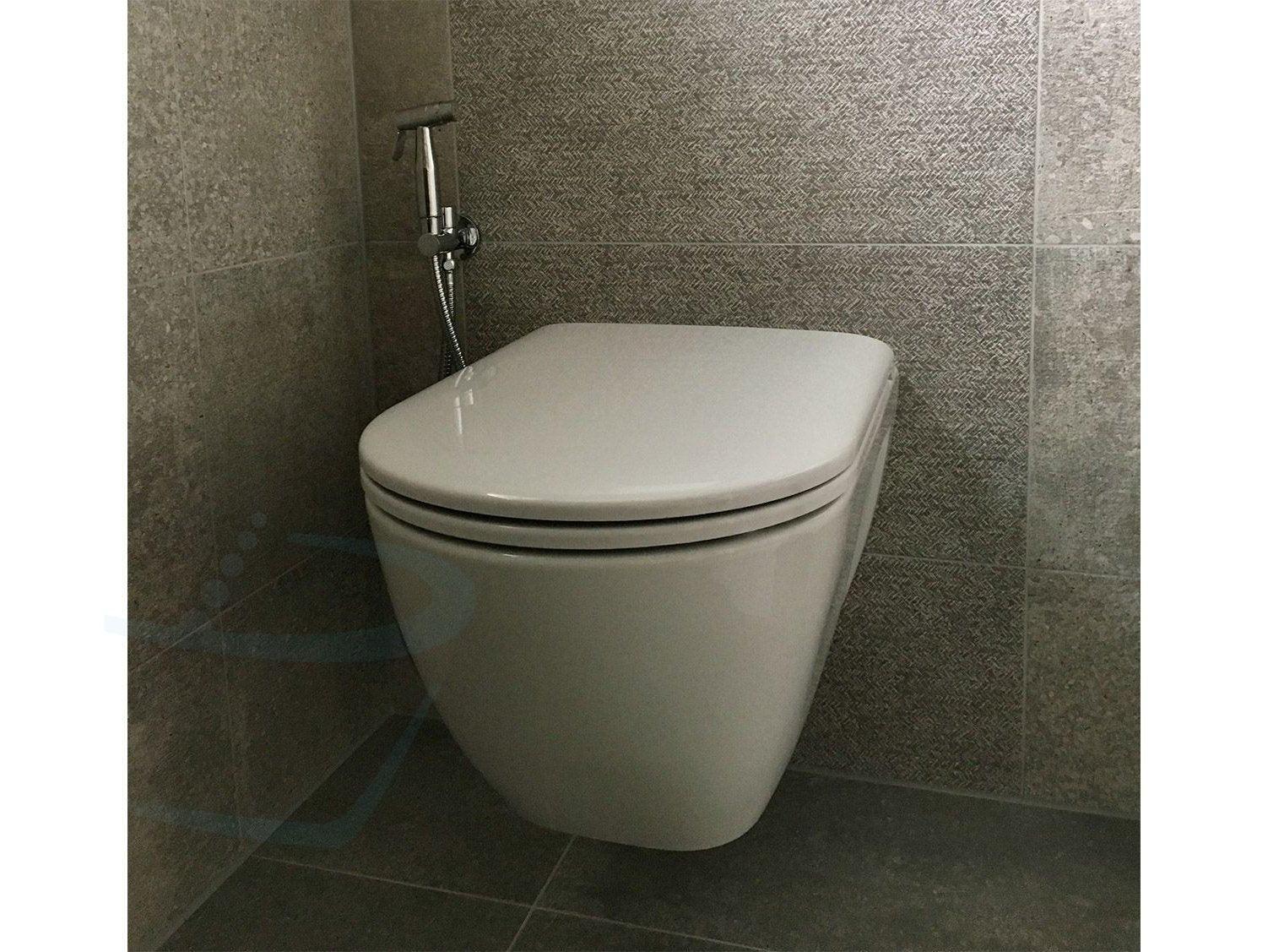 TOILETDOUCHE Inbouw Set Design wandhouder/stopkraan