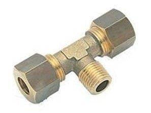 T-Stuk Knelkoppeling Ø12 M1/2" Ø12