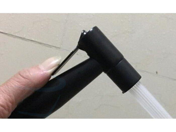 wc-douche RVS inbouw zwart