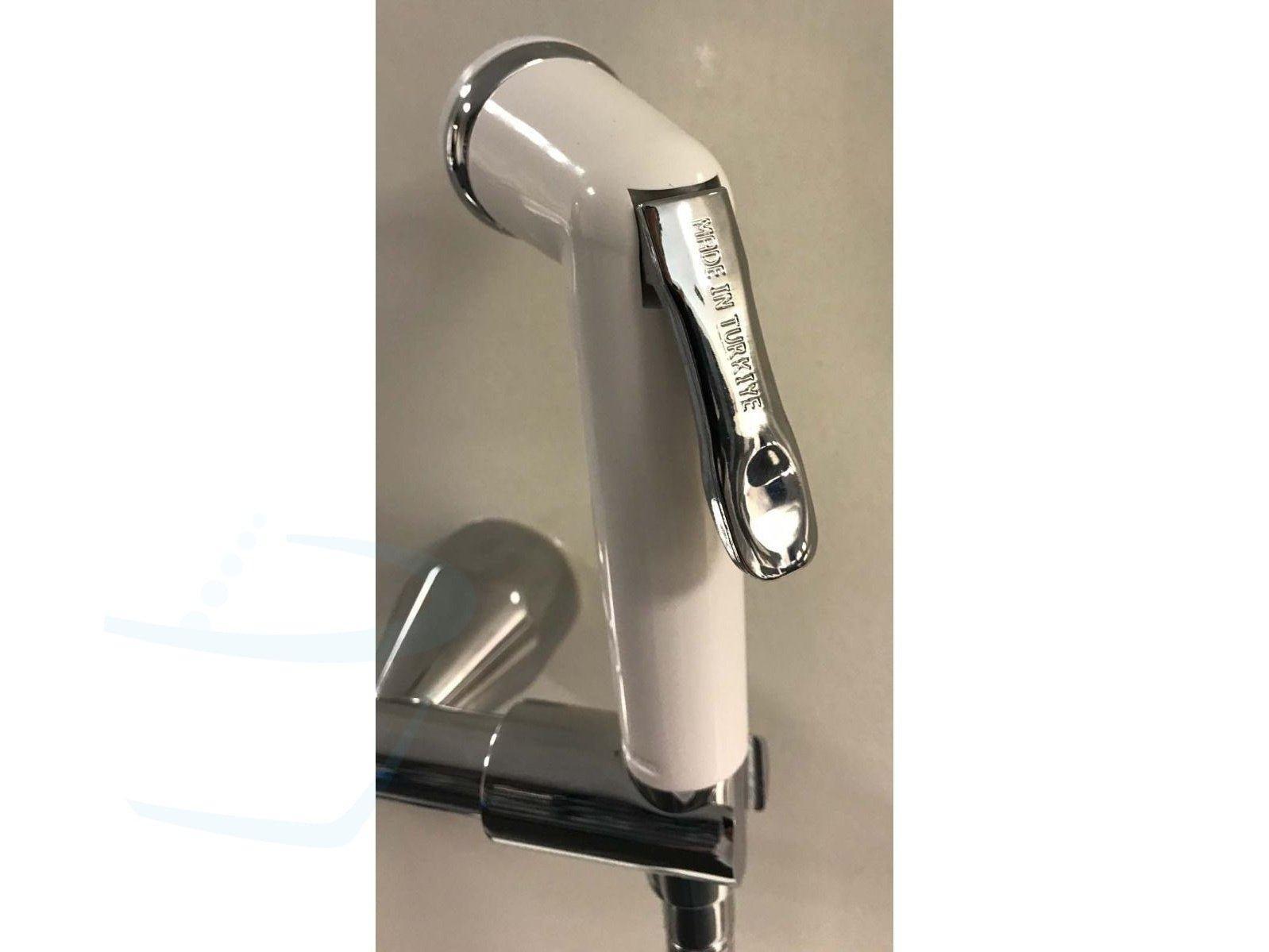 Izapi Toiletdouche White-Chrome
